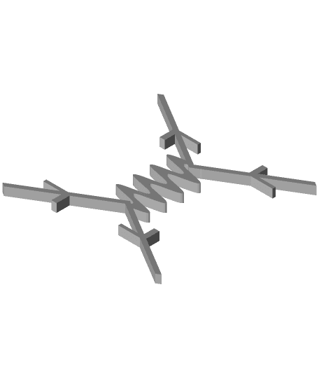 Feynman diagram 3d model