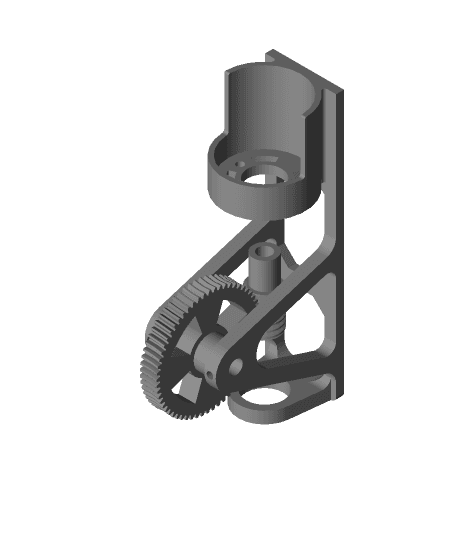 Worm gear set 3d model