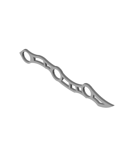 Training Combat Knife 3d model