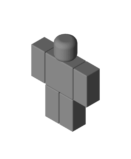 Roblox R6 block 3d model