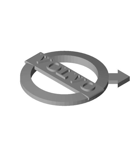 Volvo logo 3d model