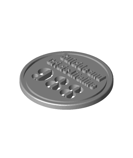 988 Suicide and Crisis Lifeline Coin 3d model