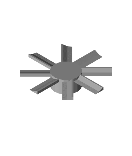 fan for dc motor 3d model