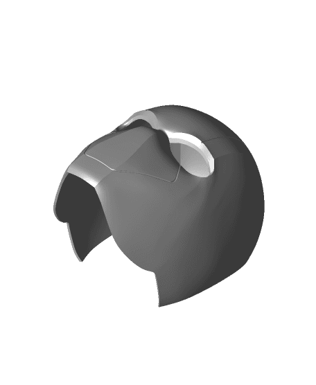 Red Hood Helmet (Batman) with Details 3d model