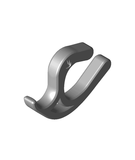 "The Claw" Desk Bag Hook 3d model