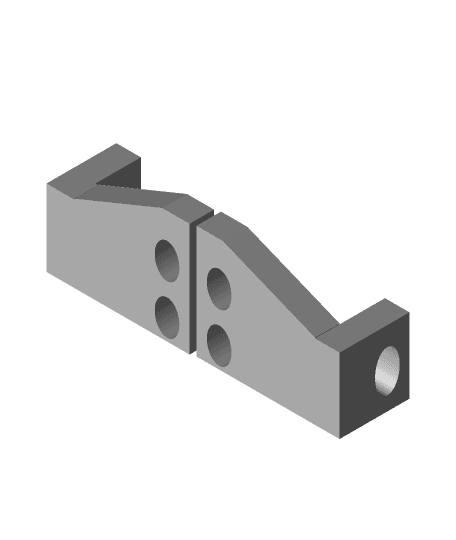 Ender 6 Top and Bottom Ball Screw Mount 3d model