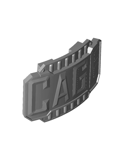 Johnny Cage Belt Buckle Mortal Kombat 11 3d model