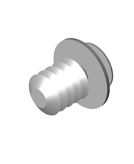 Volvo Door panel clip (1318217) to 700, 850, 900 series 3d model