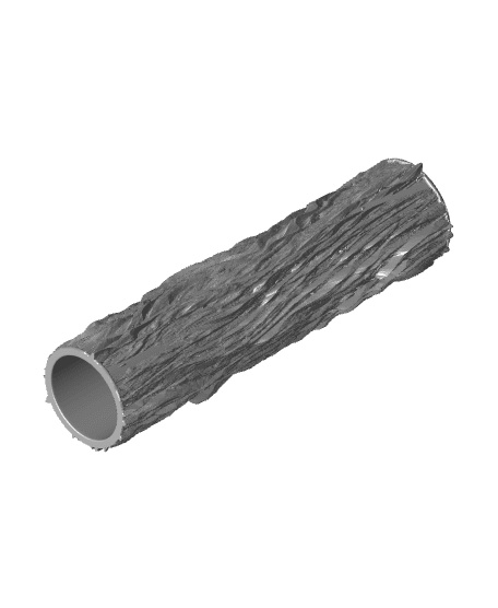 Collection SpringGreen | Bark 001 | Polymer Clay Seamless Texture Roller 3d model