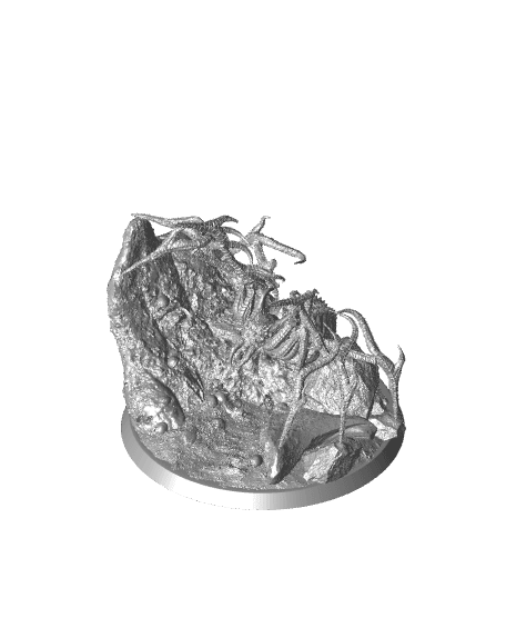 (32mm) Grimfang, Weaver of Nightmares 3d model