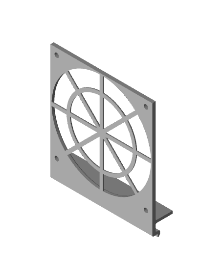 120mm_fan_mount.stl 3d model