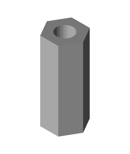 M4 hexagonal Spacer 20 mm length.stl 3d model