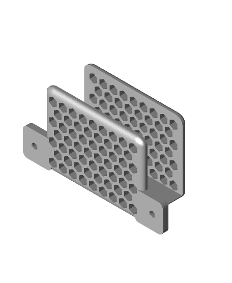 Rpi 4b Cannakit Case holder and wall mount  3d model