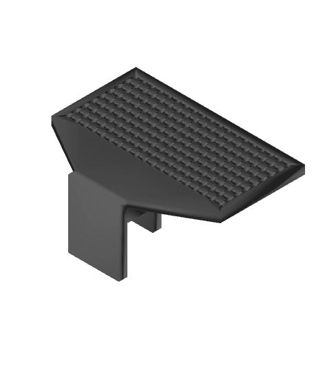 Desk clamp peg board v1.3mf 3d model