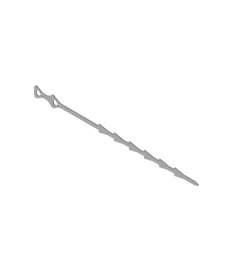 plant branch holder 3d model