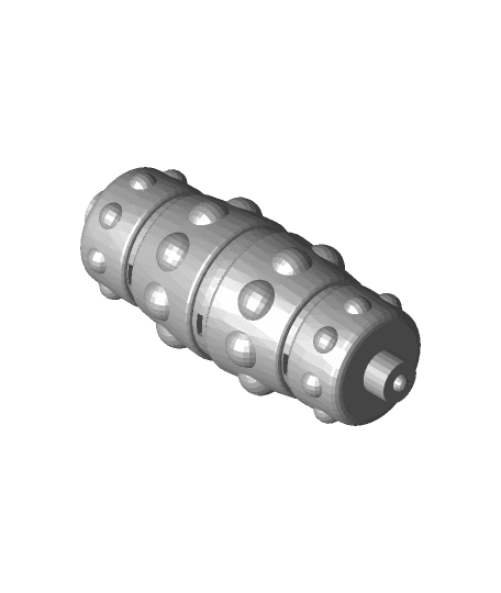 Massage roller replacement for Ufesa massager. 3d model