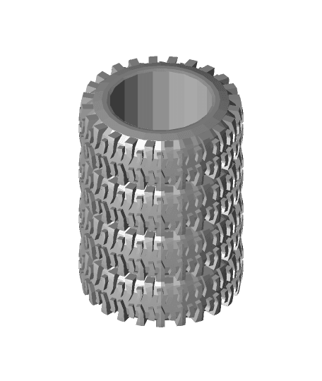 Tire Stack Pencil Holder 3d model