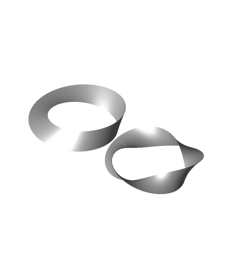 Mobius Strips 3d model