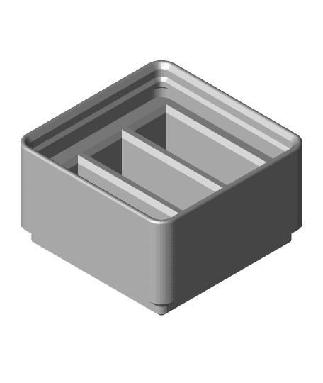 Gridfinity 3075 raspberry pi fan holder 3d model