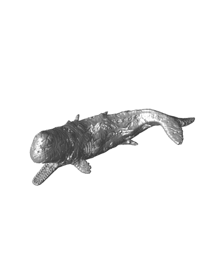 Zombie Whale 3d model