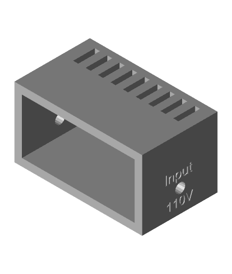 Fonte de Alimentação AC110V -> DC12V 3d model