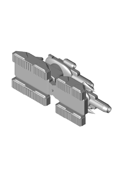 Plavean Double-Banger Tank 3d model