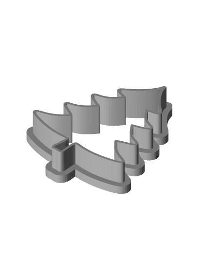 Cookie Cutter: Christmas Tree 3d model