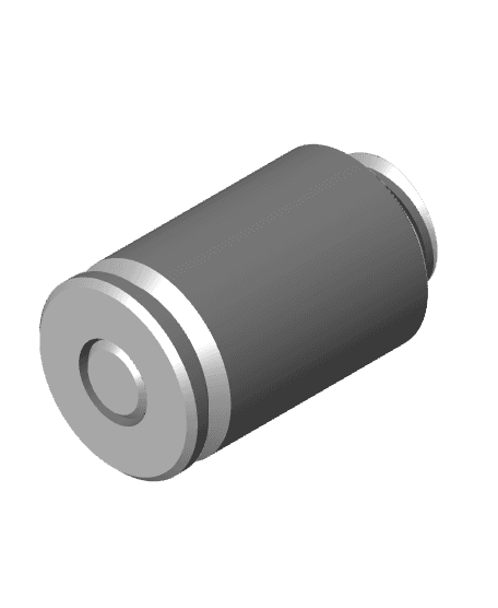 Bullet Keychain Stash Container 3d model