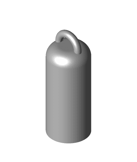 Floating Keychain 3d model