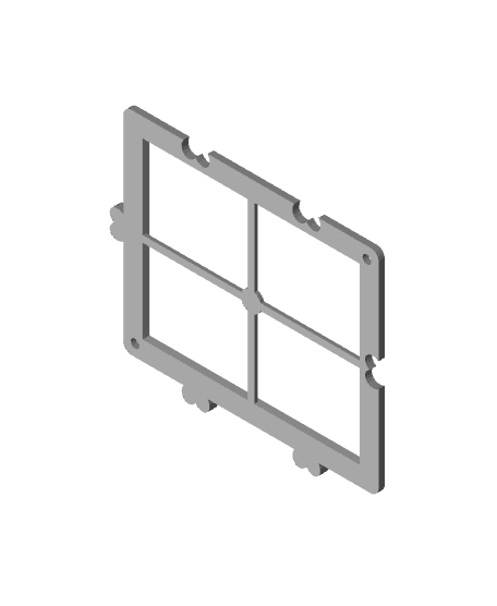 Heart puzzle photo frame 3d model