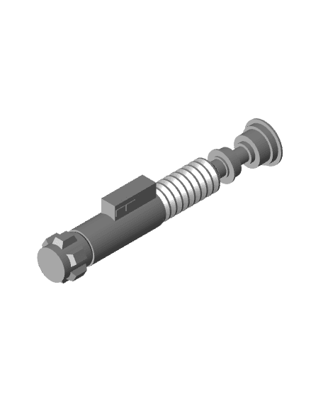 Star Wars Lightsaber Hilt 3d model