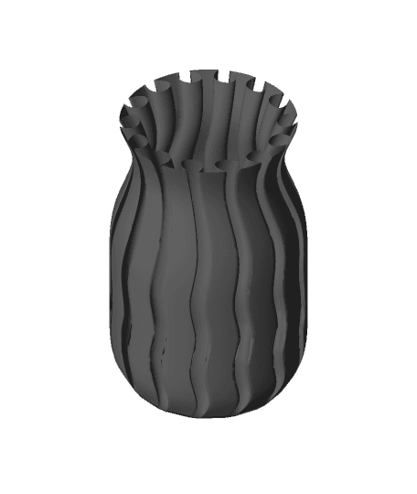 Wave_vase.3mf 3d model