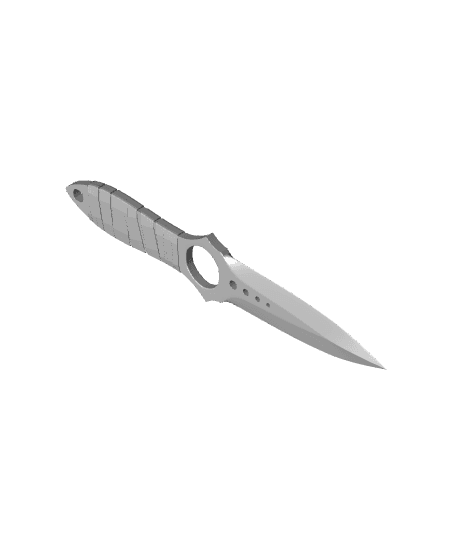 Skeleton knife CSGO 3d model