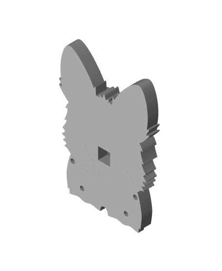 GERMAN SHEPHERD GLASSES HOLDER 3d model