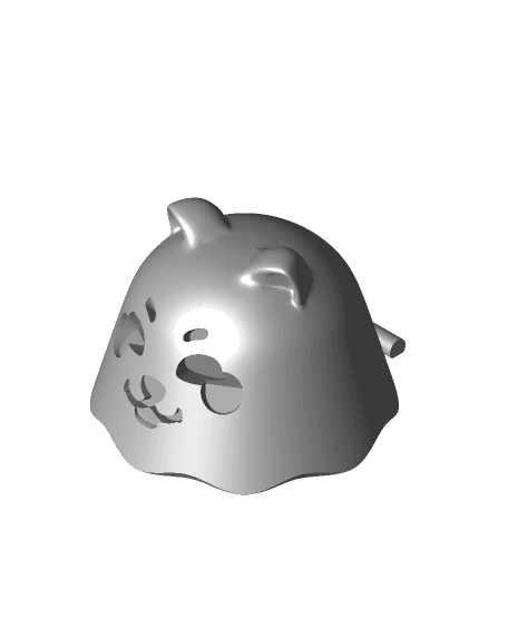 Kawaii Dog Loot Box - Print-in-Place - Holoprops 3d model