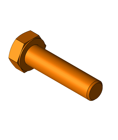 formed hex screw_am-2.par 3d model