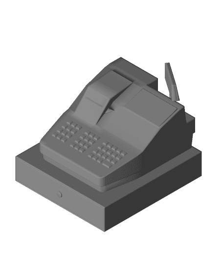 Cash Register 3d model