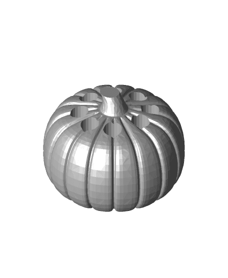 pumpkin pen holder.stl 3d model