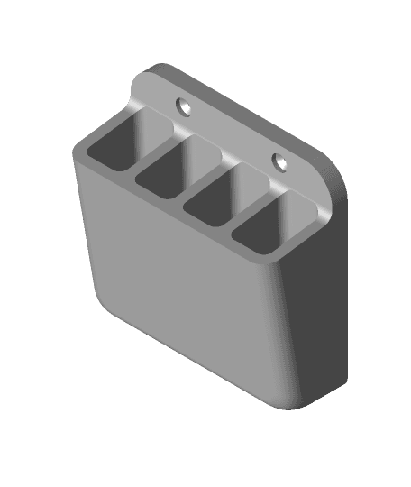 Bathroom Utility Holder 3d model