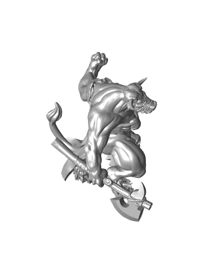 Rabid Minotaur 3d model