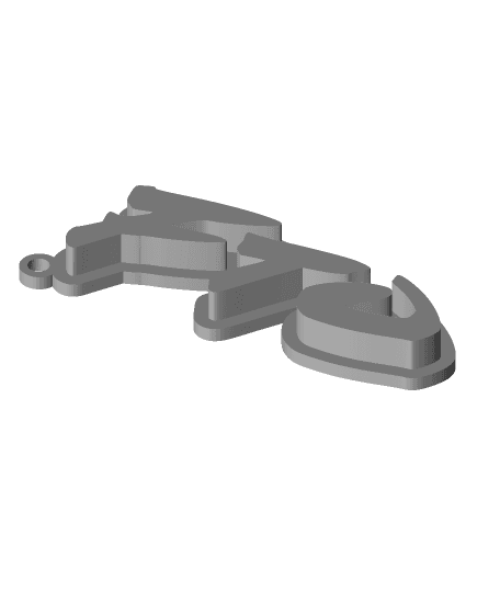 Mitsubishi FTO keychain 3d model