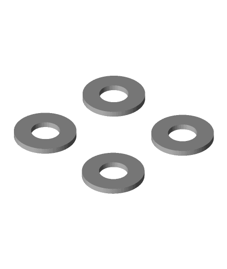 caster washer v1.stl 3d model