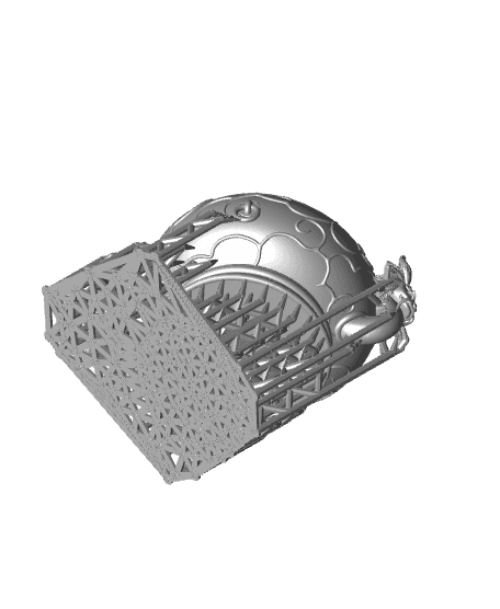 Smoke Bowl Scatter Terrain (Pre-supported) 3d model