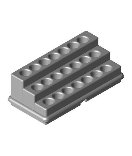 Gridfinity - Hex Driver Bits 3d model