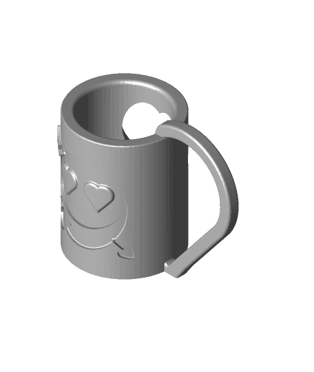 Emoji Valentines 12oz CanCup.stl 3d model