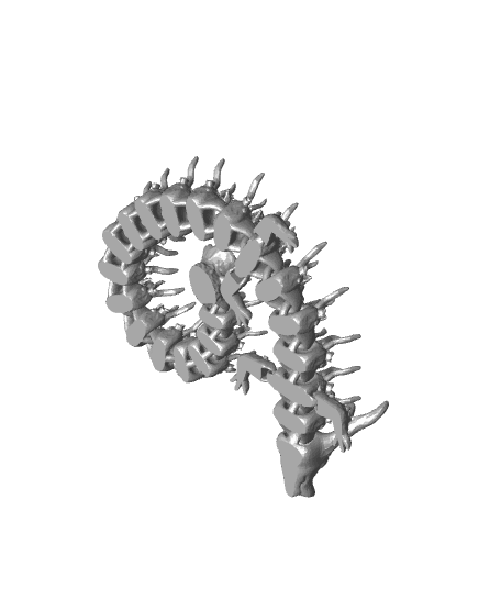 Elder Dragon (No Egg) 3d model