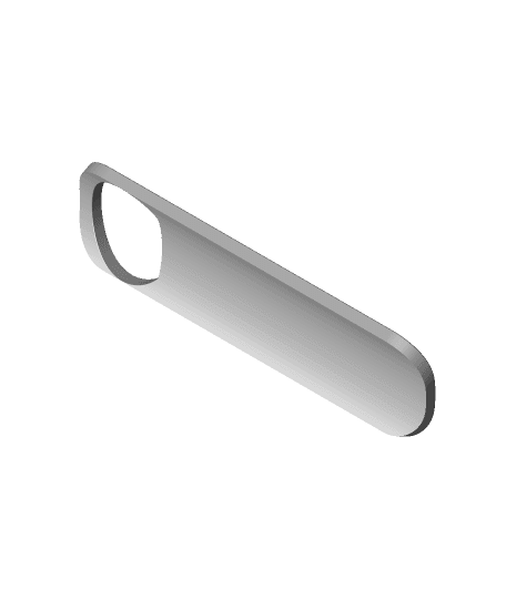 Sleek Bottle Opener 3d model