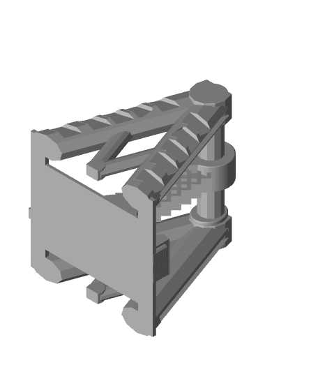 FHW Worker Bots Glide Warp Generator 3d model