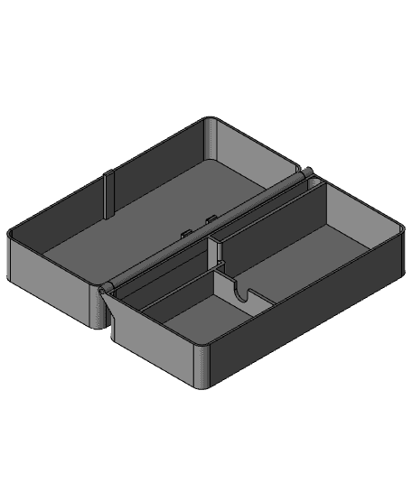 Print in place box 3d model