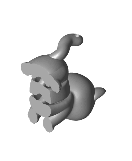 Flexi Cat 3d model